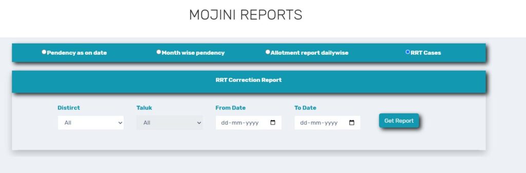 Mojini Report (RRT Cases)